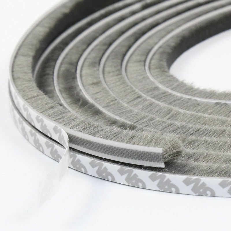 foto del prodotto striscia adesiva antipolvere per finestre e porte mobili, 9 mm x 15 mm grigio 