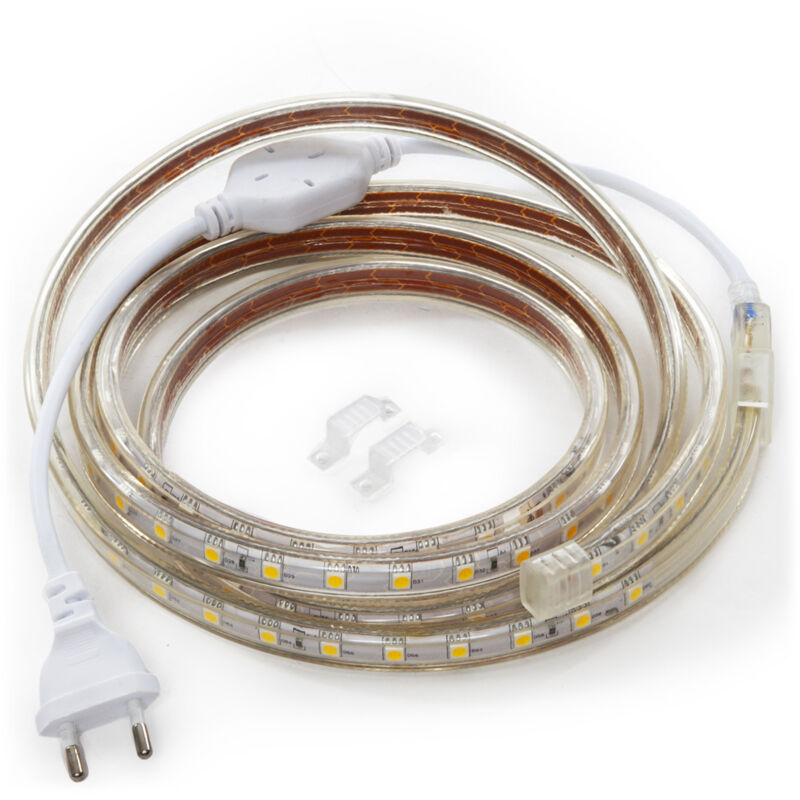 foto del prodotto striscia da 60 led m smd3528 220vac x1m 40.000h gr 3528220vac1m 0003 rosso