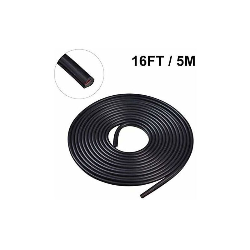 foto del prodotto striscia di gomma protettiva per portiera auto, 5 m, protezione per bordi portiera auto, modanatura portiera, protezione bordi, striscia di gomma,