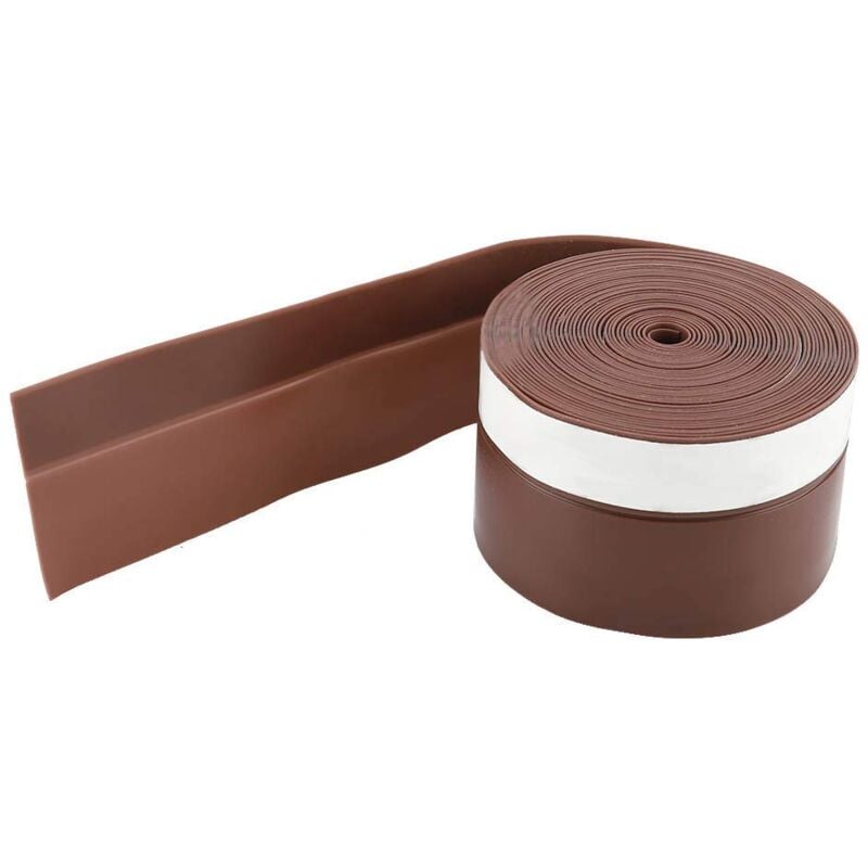 foto del prodotto striscia di tenuta da 5 m e 45 mm, striscia di tenuta autoadesiva per porte e finestre, resistente alle intemperie, per proteggere da vento, insetti