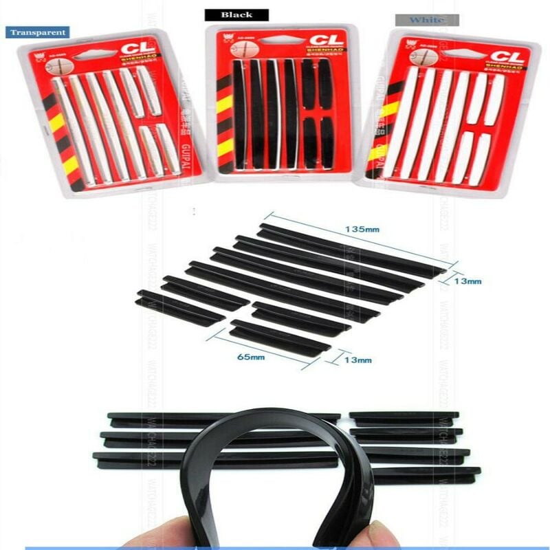 foto del prodotto striscia in gomma protettiva universale protegge portiera auto colore trasparente