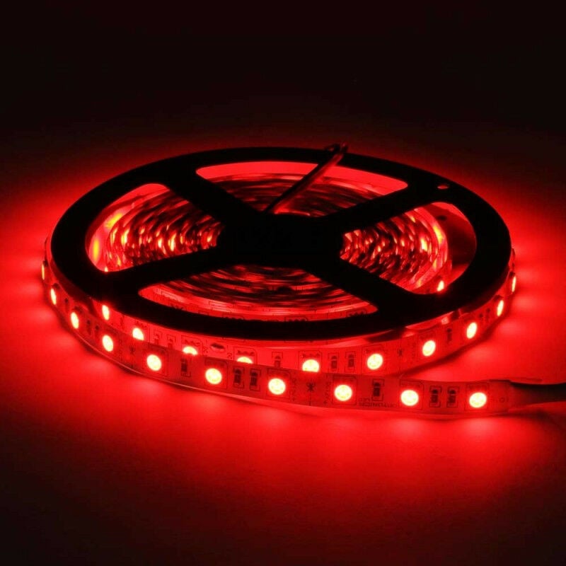 foto del prodotto striscia led 14.4w m dc12v 60led m lunghezza 5m rossa