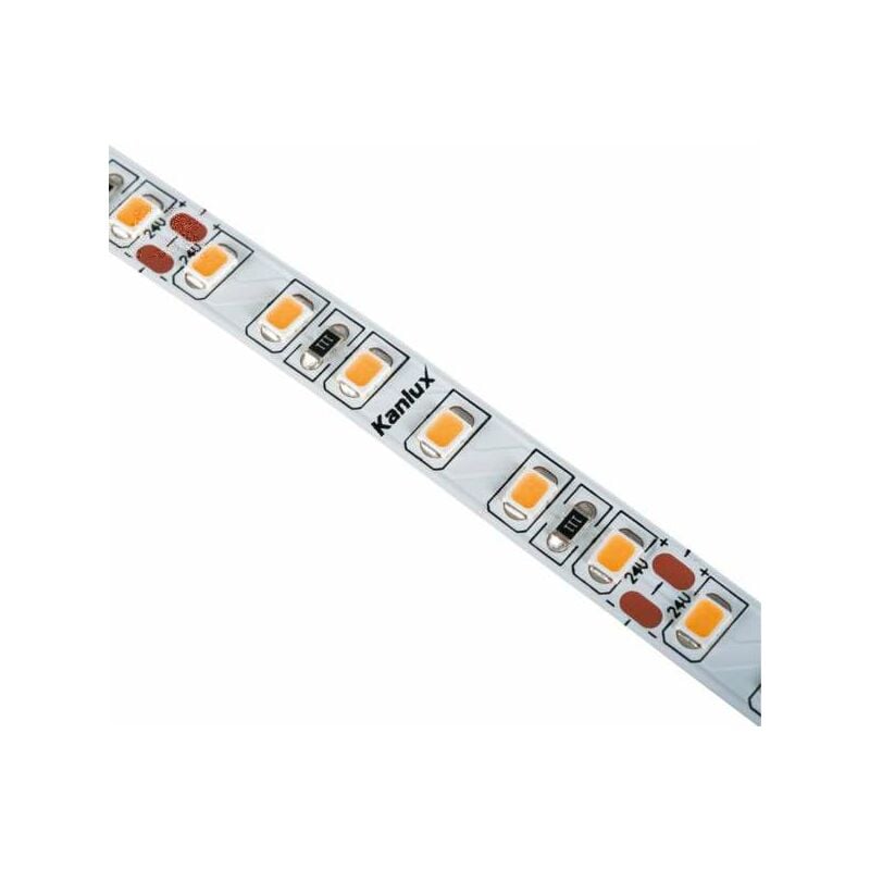 foto del prodotto striscia led 16w m 120 led m lunghezza 5m bianco caldo 3000k