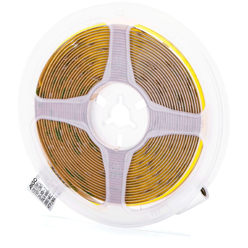 foto del prodotto striscia led 24v 36w cob 5 metri ip20 bianco freddo 6500k aigostar