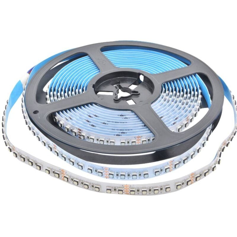 foto del prodotto striscia led 24v dc 120w rgb ip20 smd3535 pcb 12mm rotolo 5 metri