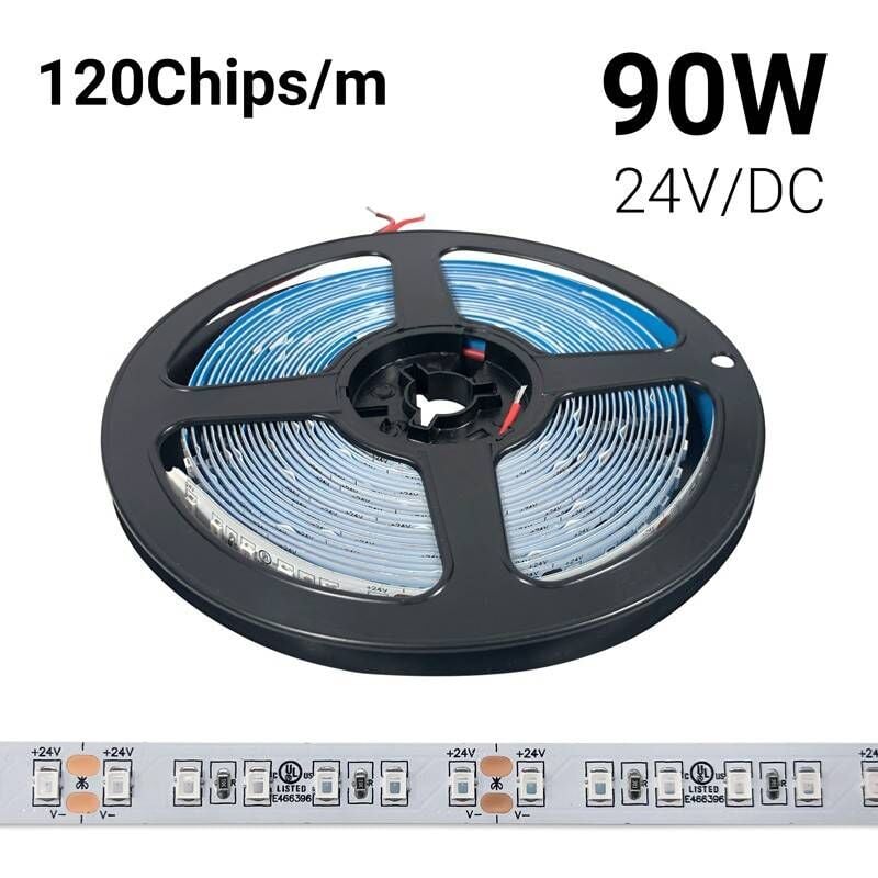 foto del prodotto striscia led 24v dc - 18w m - colori - 10mm - ip20 - rotolo 5