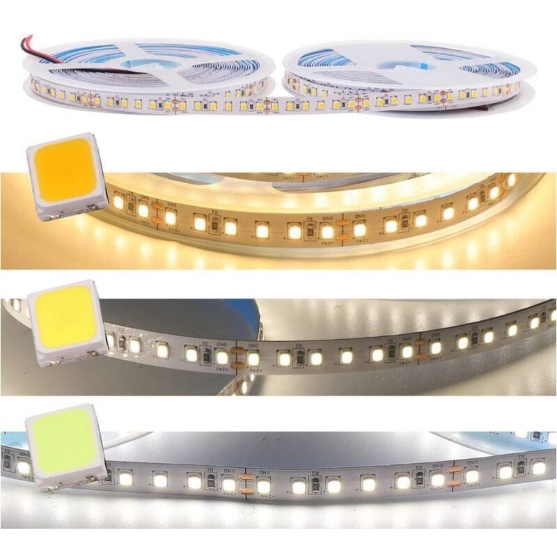 immagine 0 del prodotto striscia led 24v dc 18w m monocolore 10mm ip20 rotolo 5