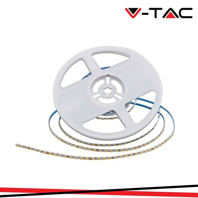 foto del prodotto striscia led 24v v tac 2906 vt 2835 128 3000k 10w m ip20