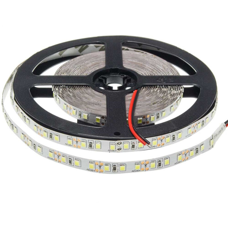 foto del prodotto striscia led 9.6w/m dc12v 120led/m lunghezza 5m - bianco naturale 4500k