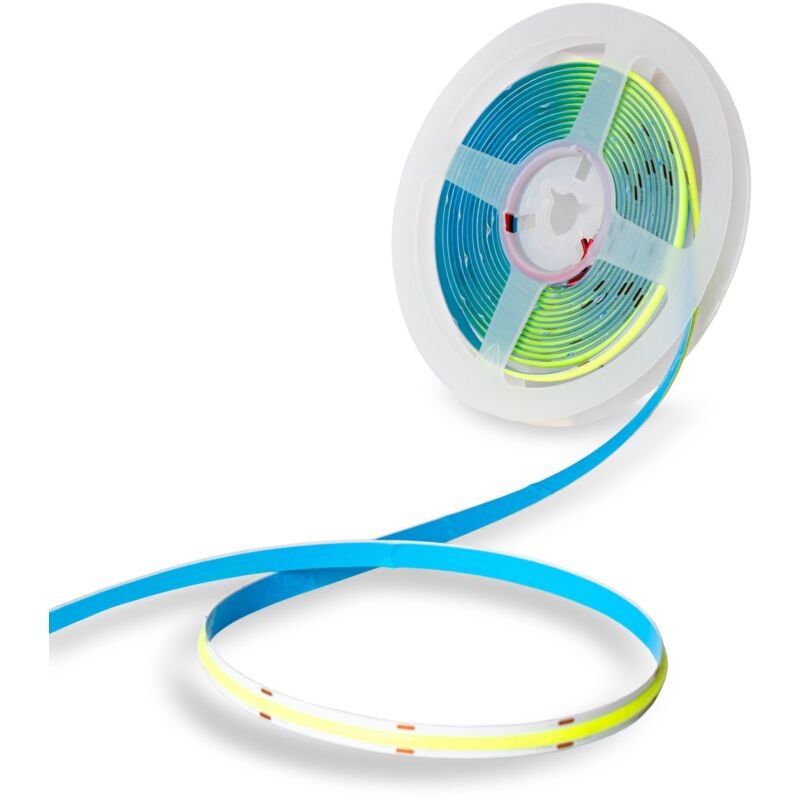 foto del prodotto striscia led cob 24v dc 12w m colori 8mm ip20 rotolo 5
