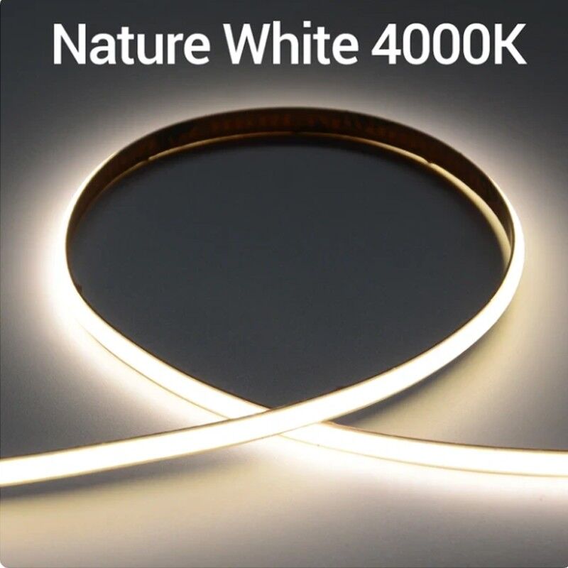 foto del prodotto striscia led cob 528 dc24v impermeabile 5 metri 4000k