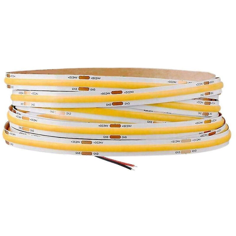 foto del prodotto striscia led cob strip bobina 50 metri 24 volt led smd 600 watt illuminazione per interni soggiorno cucina camera da letto