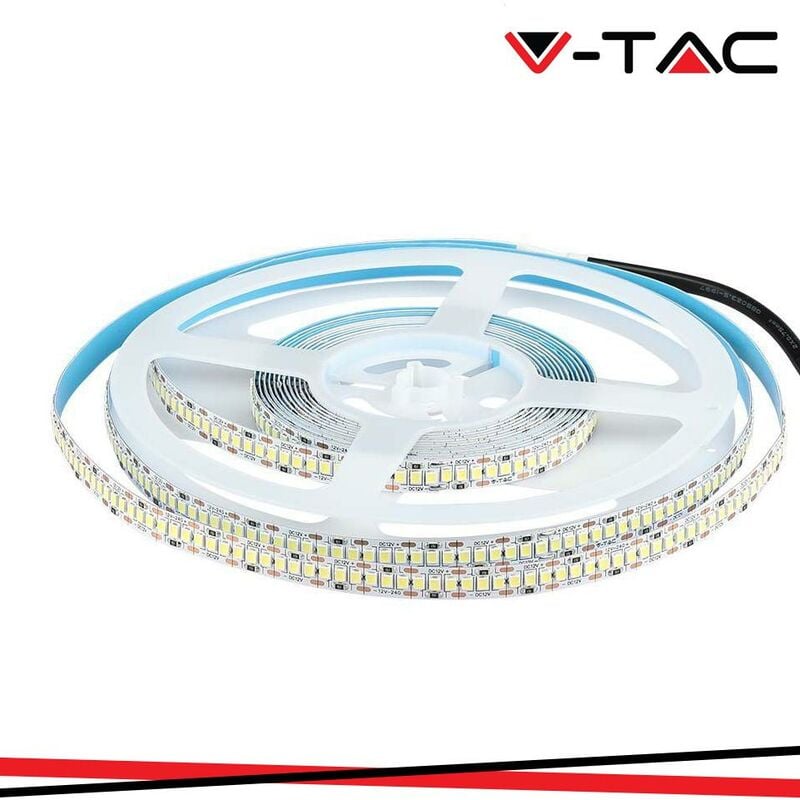 foto del prodotto striscia led flessibile 100w smd monocolore 240 led metro 12v bobina 5 metri sku 212164 212165 212166 bianco naturale