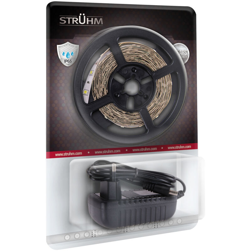 foto del prodotto striscia led late 3m 180 4000k ip65 con alimentatore