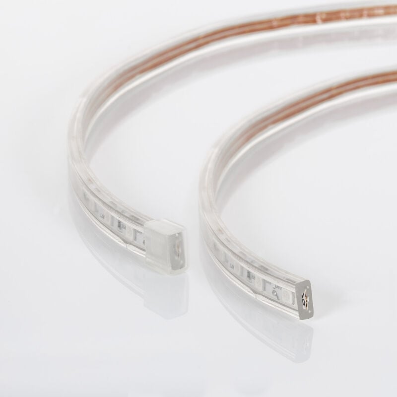 foto del prodotto striscia led rgb 220v ac 60 led m ip65 su misura larghezza 16 mm taglio ad ogni 100cm 15 m