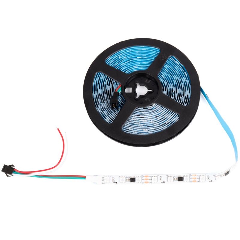 foto del prodotto striscia led smart ic rgb 12v dc 14,4 w m ip20 60 led m 