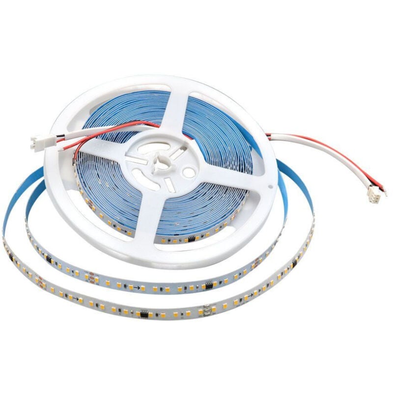 foto del prodotto striscia led smd2835 10w m 10m 120 led m 24v 6500k ip20 8mm - v-tac