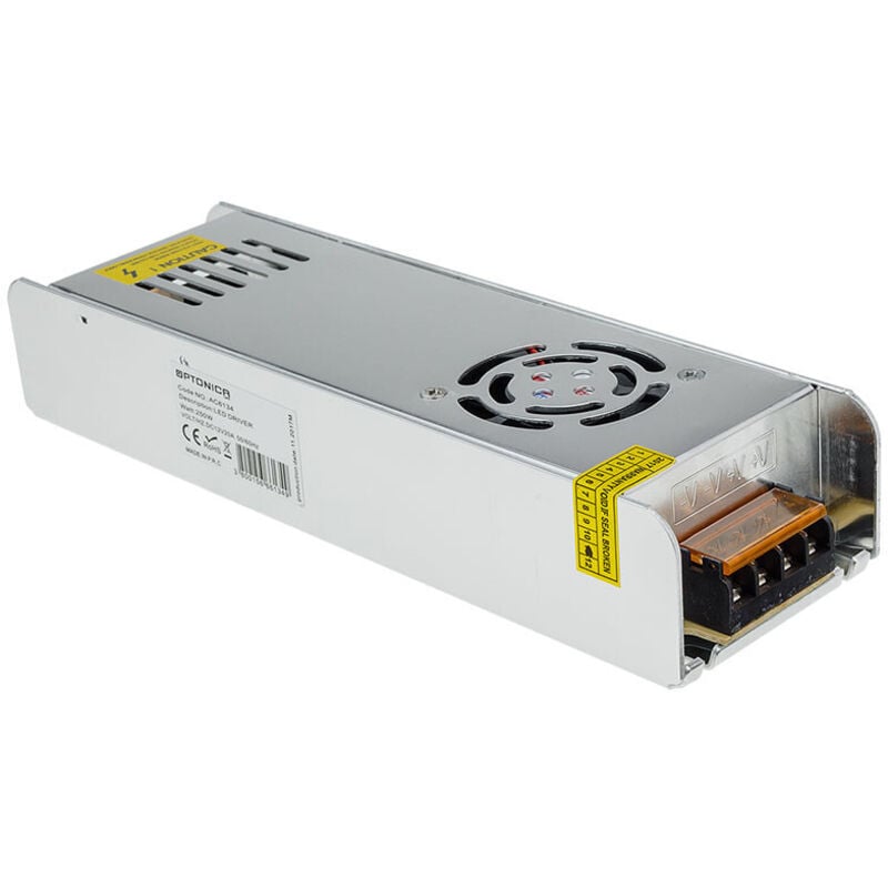 foto del prodotto striscia led sottile alimentatore in metallo 24v 10,5 a 250w