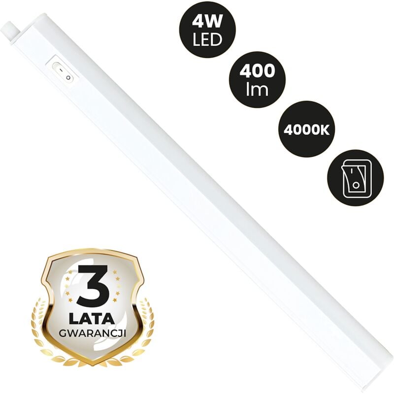 foto del prodotto striscia led vito t5 4w 4000k 30cm