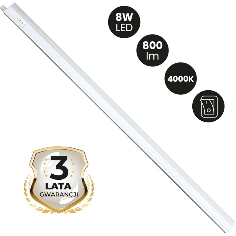 foto del prodotto striscia led vito t5 8w 4000k 60cm