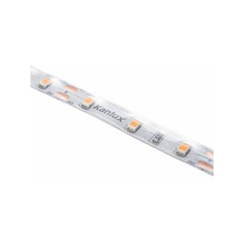 foto del prodotto striscia led waterproof ip65 11w m 60 led m lunghezza 5m bianco caldo 3000k