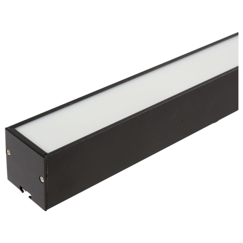 foto del prodotto striscia lineare in alluminio 18w 900x40mm sospeso 4200k ip20 striscia a led nera jandei