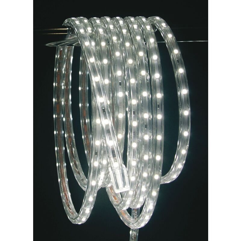 foto del prodotto striscia luci led fissa 6 mt decorazioni illuminazione interni 28,8 w led bianco
