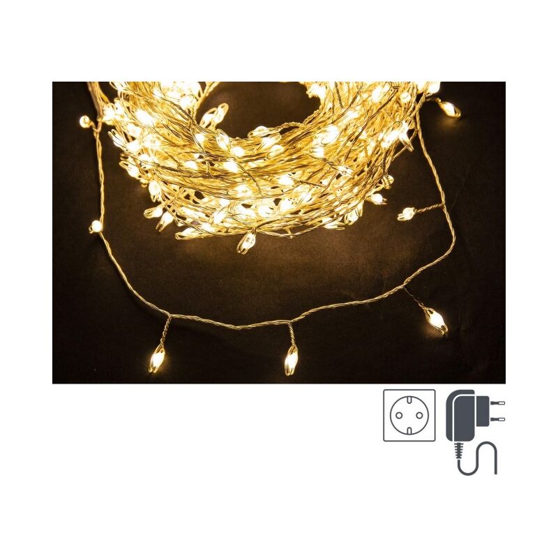 foto del prodotto striscia luminosa snake con 300 microled lux classic ip44 12 pezzi 