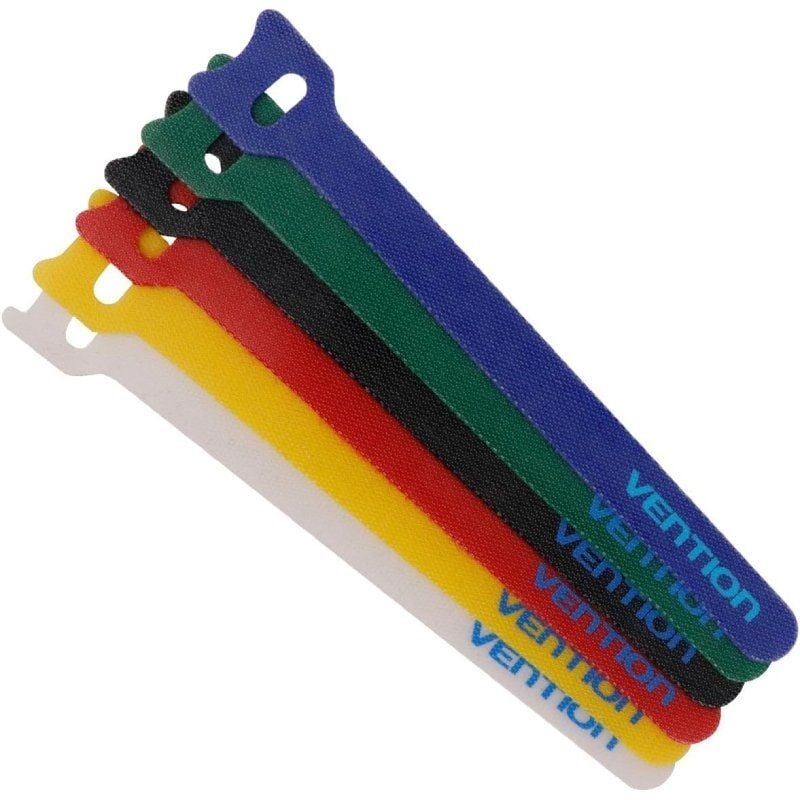 foto del prodotto striscia organizzatrice de cavi venzione kac00 15cm confezione de 6