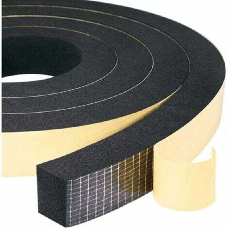 foto del prodotto striscia sigillante in schiuma, 2 rotoli, 25 mm larghezza x 20 mm altezza x 4 m lunghezza , striscia sigillante resistente alle intemperie,