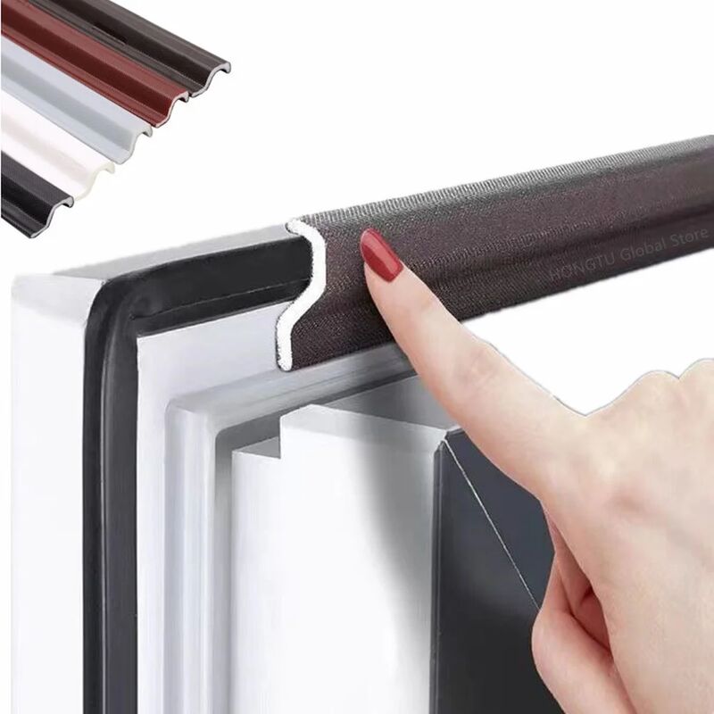 foto del prodotto striscia sigillante per finestra in schiuma insonorizzata 6m, per finestra battente marrone, 1pc 