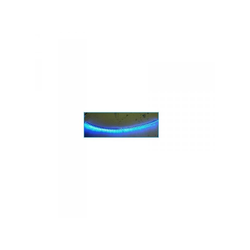 foto del prodotto striscia strip led 48cm 48 led f5 impermeabile blue blu 12v