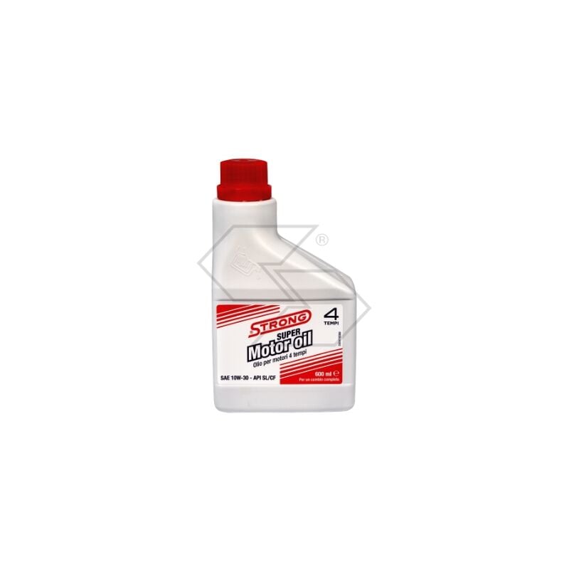 foto del prodotto strong olio motore sae 10w 30 600ml motori 4 tempi rasaerba per cambio olio