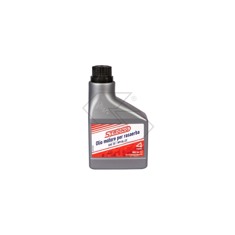 foto del prodotto strong olio motore sae 30 600 ml motori 4 tempi rasaerba ottima lubrificazione