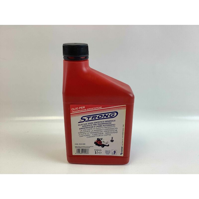 foto del prodotto strong olio sintetico minerale sae 5w50 per trasmissioni idrostatiche 1 litro