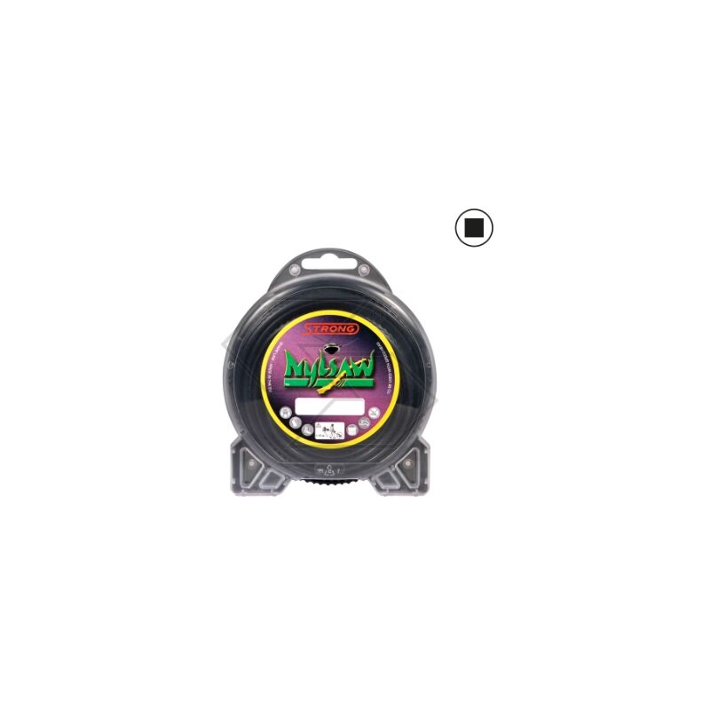foto del prodotto strong valva filo decespugliatore nylsaw quadra seghettata 4,0mm lunghezza 7m