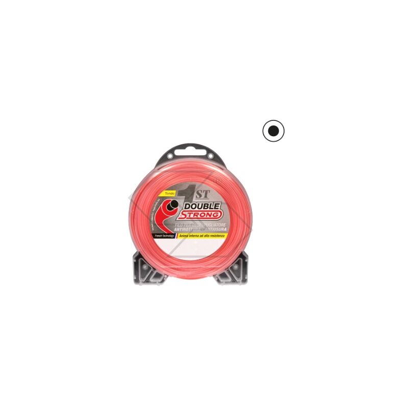 foto del prodotto strong valva filo per decespugliatore duble sezione tonda 2,4mm lunghezza 12,2m