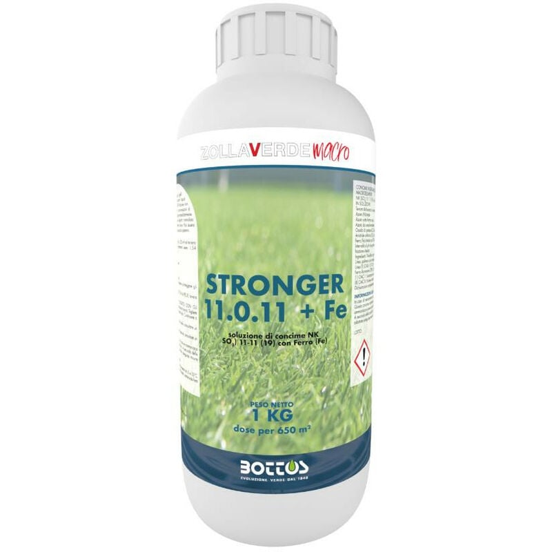 foto del prodotto stronger 1 kg - concime liquido 11-0-11 per prato macroterme - bottos