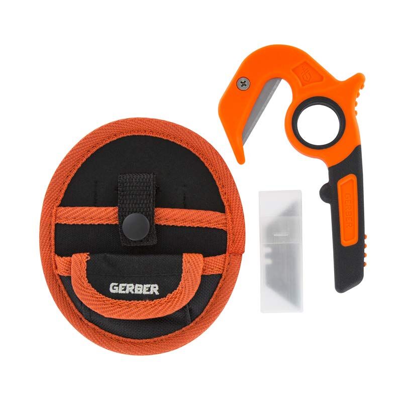 foto del prodotto strumento da caccia versatile con fodero, vital zip eab hunting tool, arancione, 31 003645 gerber