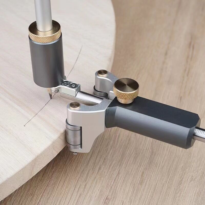 foto del prodotto strumento di disegno di linee parallele ad arco lineare per lavorazione del legno strumento di misurazione del calibro strumenti di incisione per