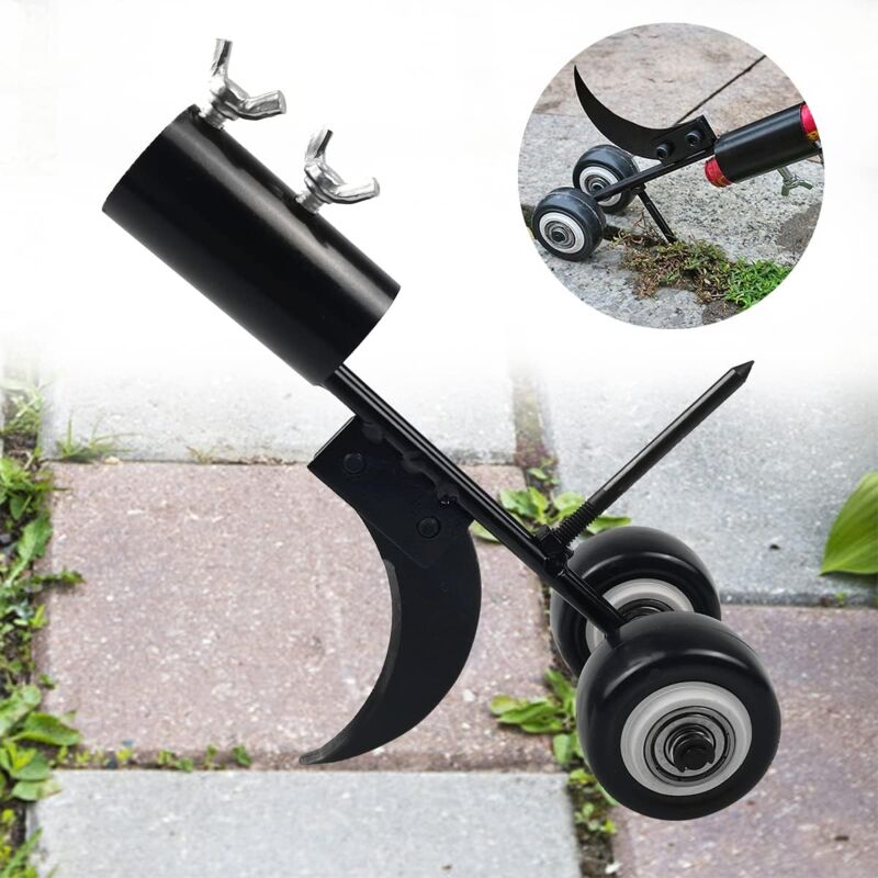 immagine 0 del prodotto strumento di diserbo 2 in 1 con ruote per diserbo, strumento di diserbo da giardino, strumento di diserbo senza inginocchiamento per la pulizia tra
