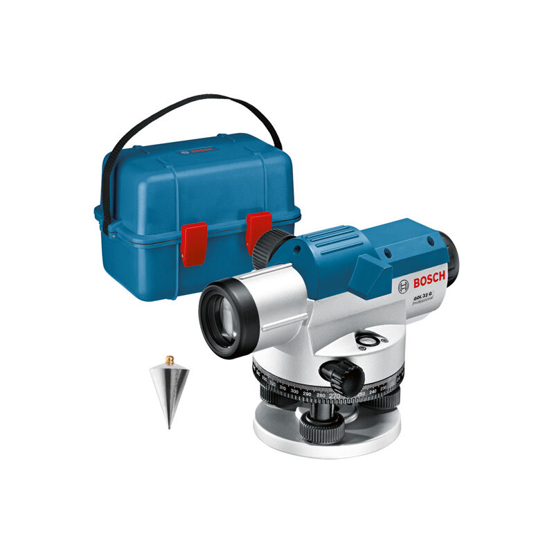 foto del prodotto strumento di livellamento ottico bosch gol 32 g professional in set con valigetta di trasporto