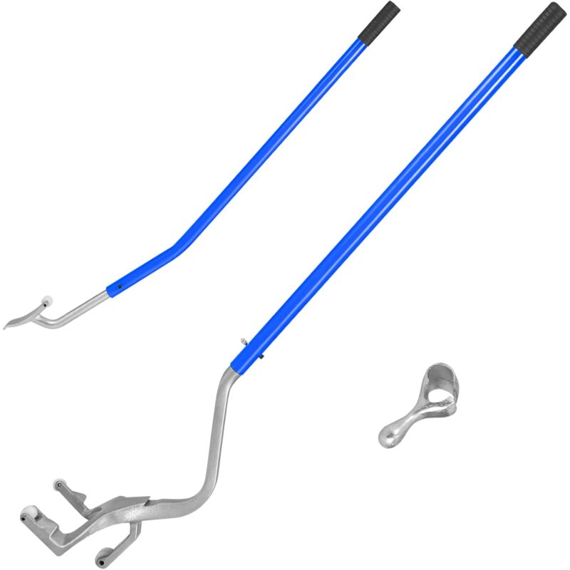 foto del prodotto strumento di montaggio e smontaggio pneumatici cambia gomme da 44 cm a 62 cm, 3 pcs strumenti manuali con supporto per tallone in acciaio per la