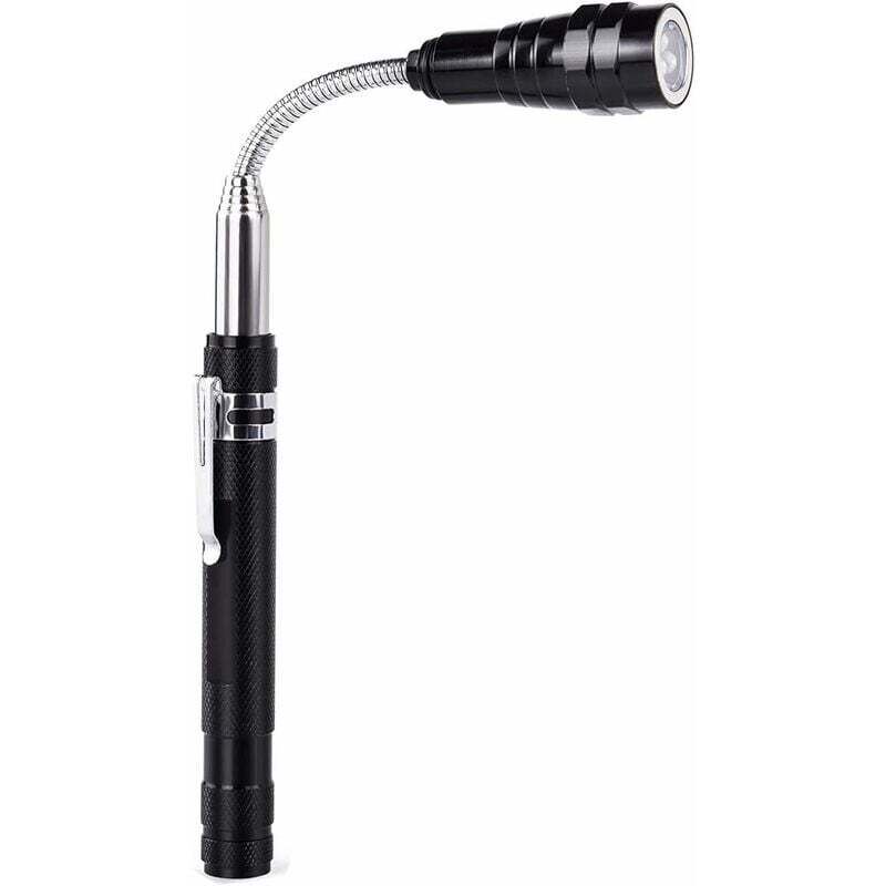 foto del prodotto strumento di presa magnetica con luce led, strumento di raccolta magnetica telescopica, strumento di presa regalo per uomini, tuttofare, padre pap ,
