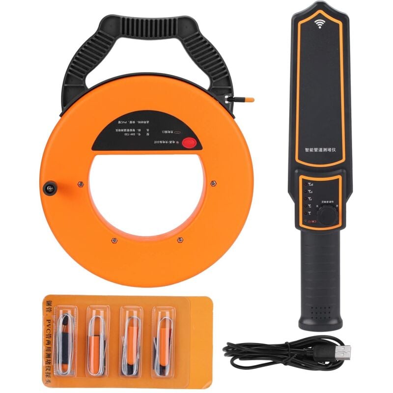 foto del prodotto strumento diagnostico per scanner per rilevamento di intasamenti di tubi a parete tester per tamponamento di tubazioni in acciaio pvc eosnow