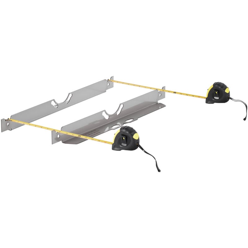 foto del prodotto strumento per allineamento ruote, piastre per punta per strumenti di allineamento 2 pezzi, piastra per strumenti per misurazione dellangolo della