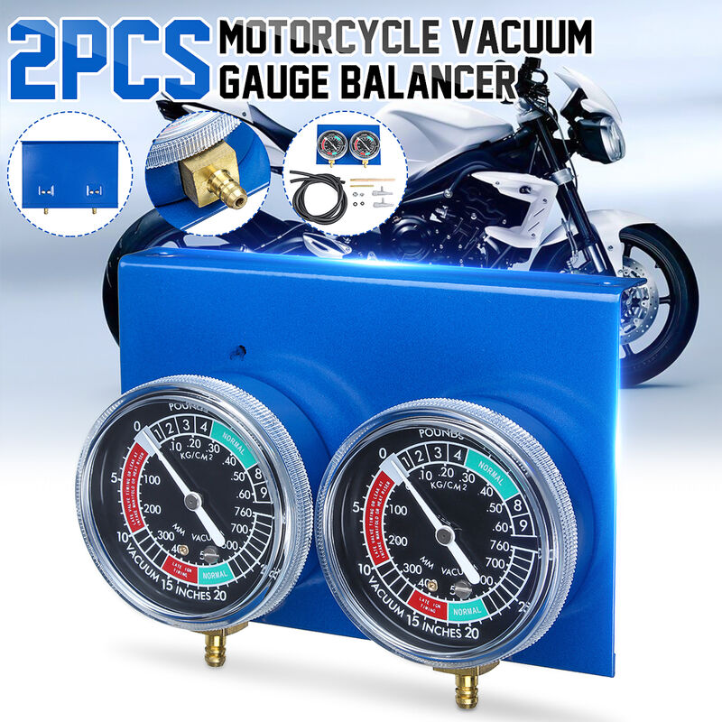 foto del prodotto strumento per cilindro di bilanciamento del vacuometro del carburatore del carburatore da 2 pezzi zebraa
