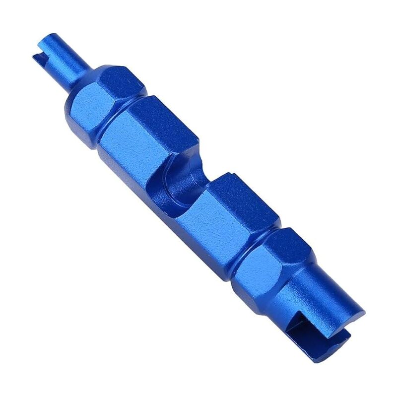 foto del prodotto strumento per la rimozione della valvola della bicicletta, strumento per tubi per pneumatici multifunzione in lega di alluminio per valvole tubeless
