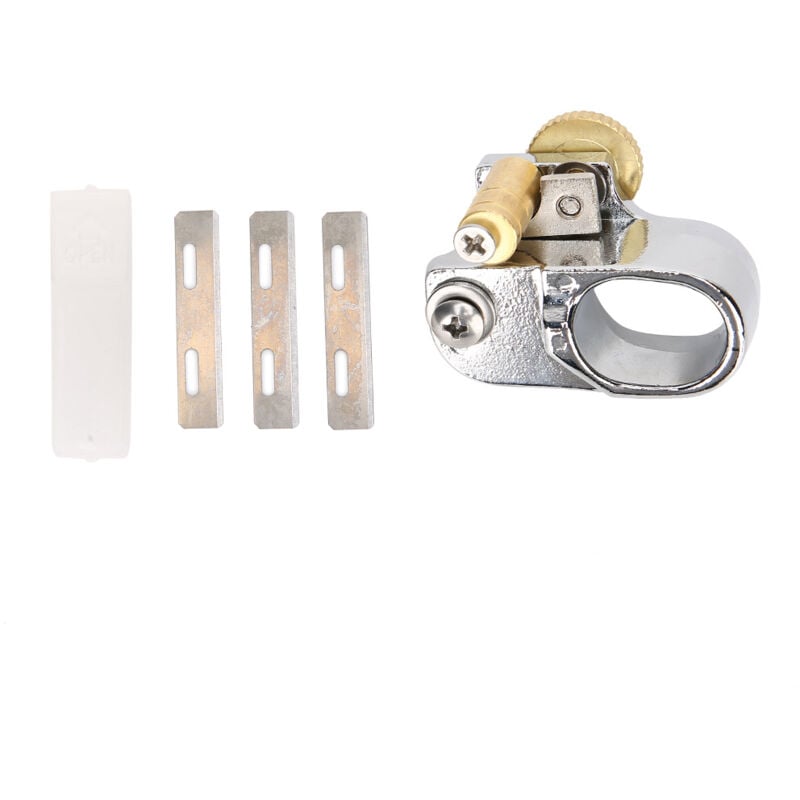 foto del prodotto strumento per tagliare a mano la pelle per tagliare la cintura, fai da te, con 3 lame, accessori per lavorazione della pelle eosnow