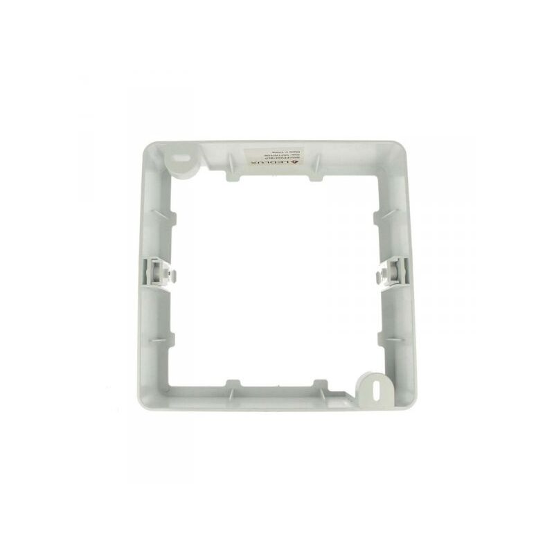 foto del prodotto struttura carcassa da plafone quadrato 120x120x38mm per faretto led da incasso 9w
